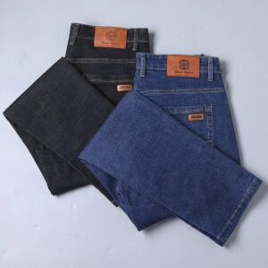 Men's Classic Stretch Jeans Soft Denim Fashion Trousers