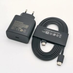 Samsung 45W Super Fast Charger with 1.8M USB-C Cable – PD Fast Charging Adapter