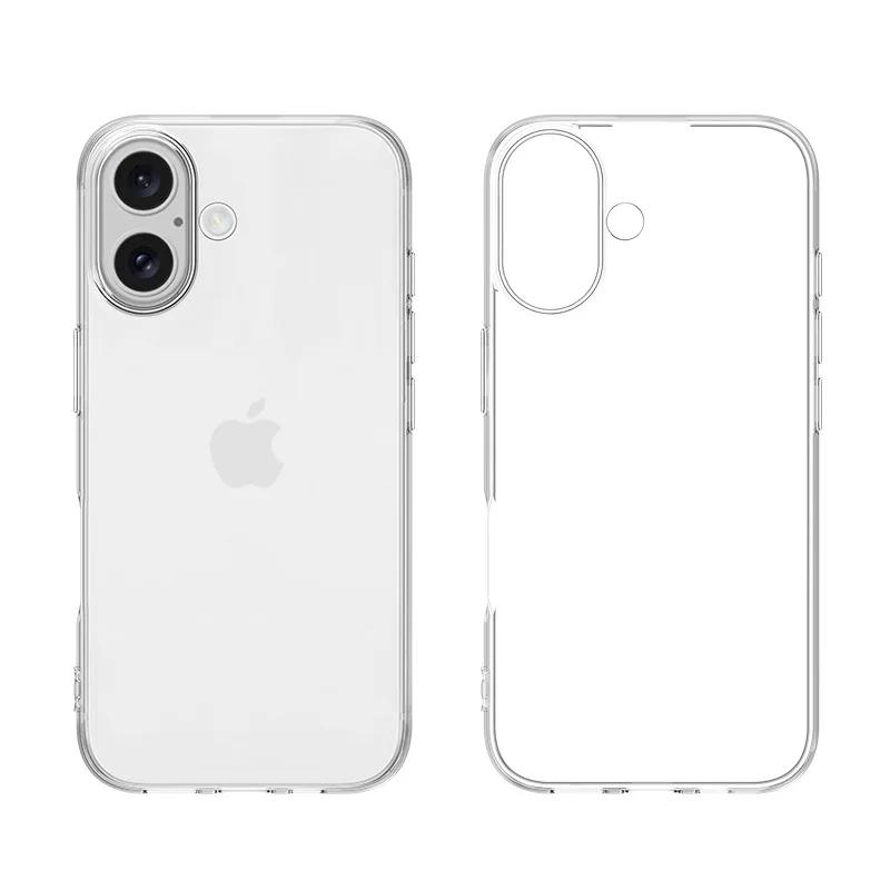 Ultra Thin Transparent Silicone Case for iPhone 17 Pro Max – Shockproof TPU Slim Cover Ultra Thin Transparent Silicone Case for iPhone 17 Pro Max – Shockproof TPU Slim Cover