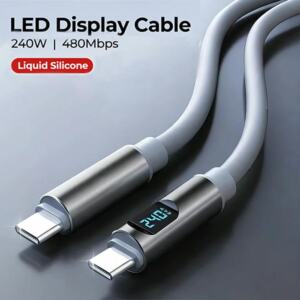 240W USB-C Fast Charging Cable – Power Display PD Cable