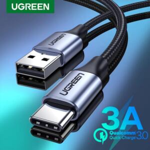 UGREEN 3A USB Type-C Fast Charging Cable – USB-C Data Sync Cable