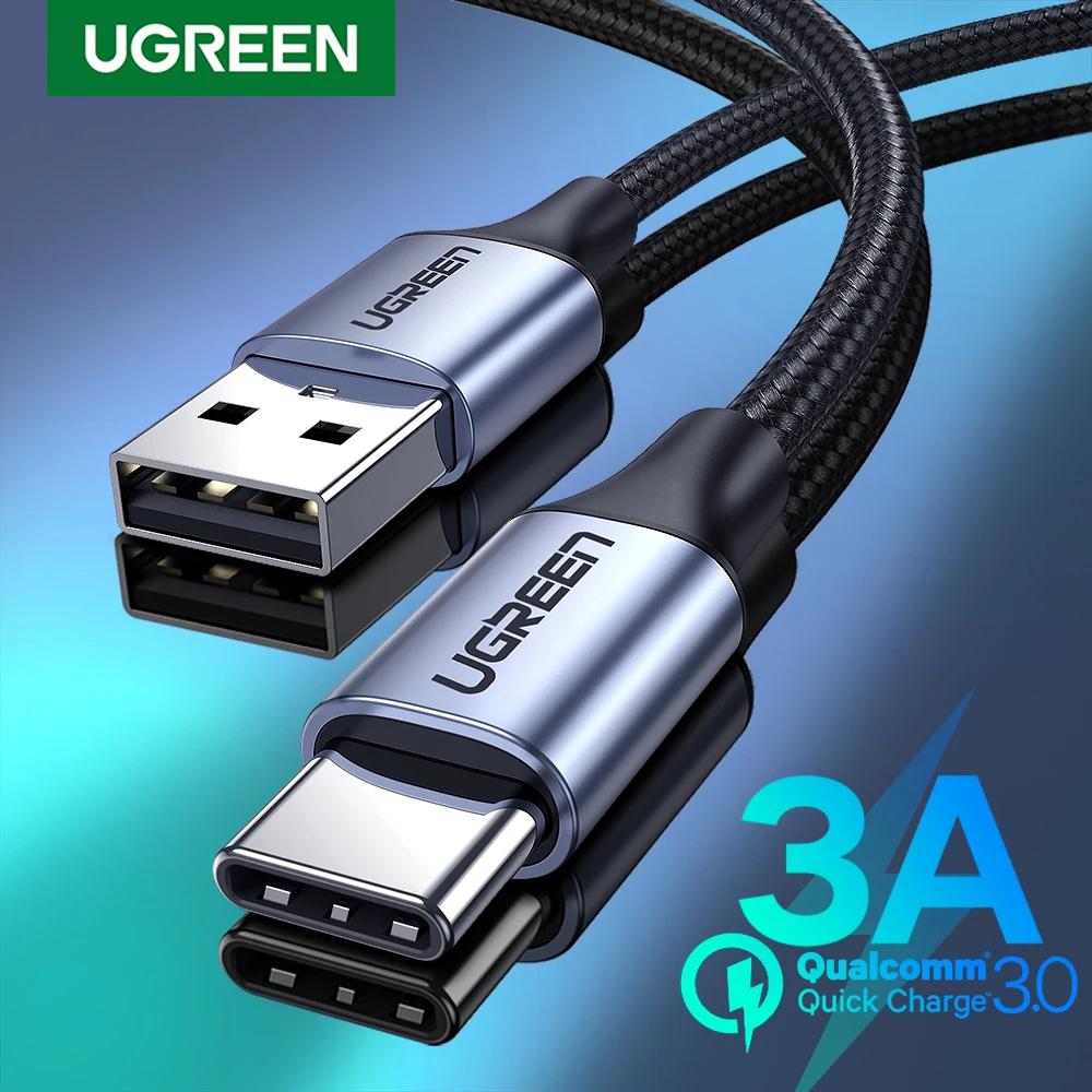 UGREEN 3A USB Type-C Fast Charging Cable – USB-C Data Sync Cable UGREEN 3A USB Type-C Fast Charging Cable – USB-C Data Sync Cable