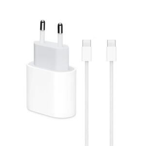 Apple Compatible 20W USB-C Fast Charging Adapter – Type-C Wall Charger