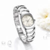 Kingsky Ladies Quartz Watch with Stainless Steel Bracelet – Elegant Silver Watch