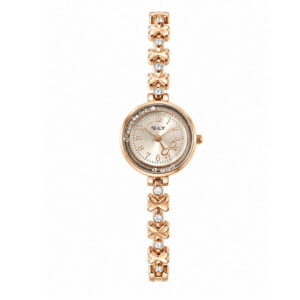 Women’s Dress Watch with Quartz Crystal Elegant Timekeeping, 2.5CM Surface Diameter