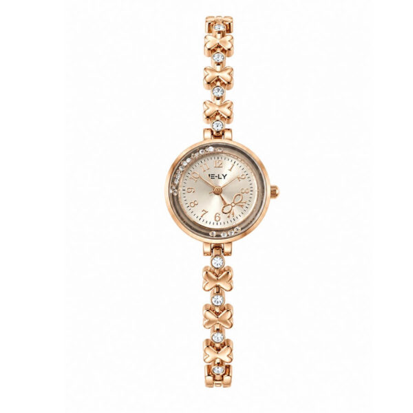 Women’s Dress Watch with Quartz Crystal Elegant Timekeeping, 2.5CM Surface Diameter