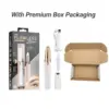 Rechargeable Eyebrow Trimmer for Women – Painless Electric Facial Hair Remover with LED Light