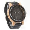 Stylish Wooden Urdu/Arabic Numeral Watch BOBO BIRD with Genuine Leather Band