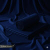 High-Quality Wash and Wear Boski Unstitched Suit Fabric for Men - Navy Blue