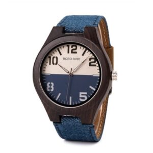 BOBO BIRD Wooden Timepiece Versatile Bamboo Watch with Hybrid Strap