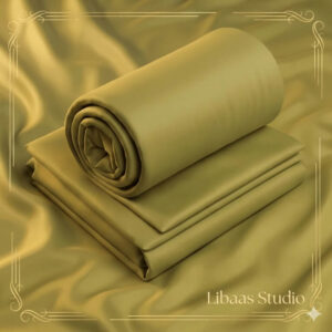 High-Quality Wash and Wear Boski Unstitched Suit Fabric for Men - Lime