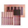 LANGMANNI Matte Lipstick and Lipliner 12PCS Set Long-Lasting, Waterproof, High Pigment
