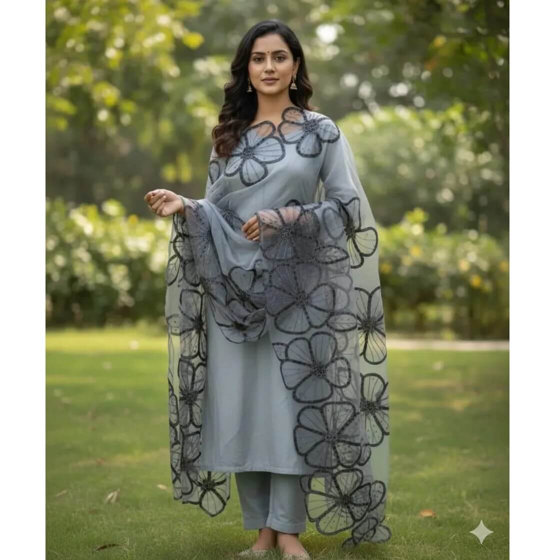 organza Dupatta grey (1)