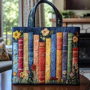 Large Quilted Tote Bag for Women – Soft Lightweight Travel Shoulder Handbag