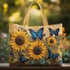 Large Quilted Tote Bag for Women Soft 3D Shoulder Bag with Spacious Capacity