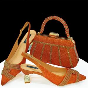 Venus Chan Premium Crystal Wedding Shoes and Bag Collection
