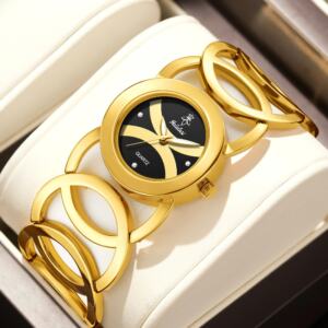 Elegant Women's Bracelet Wristwatch – Luxury Quartz Water-Resistant Watch