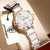 POEDAGAR Women’s Stainless Steel Quartz Watch – Elegant Waterproof Wristwatch