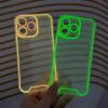 Glow in the Dark Soft TPU Clear Case with Camera Protection for iPhone