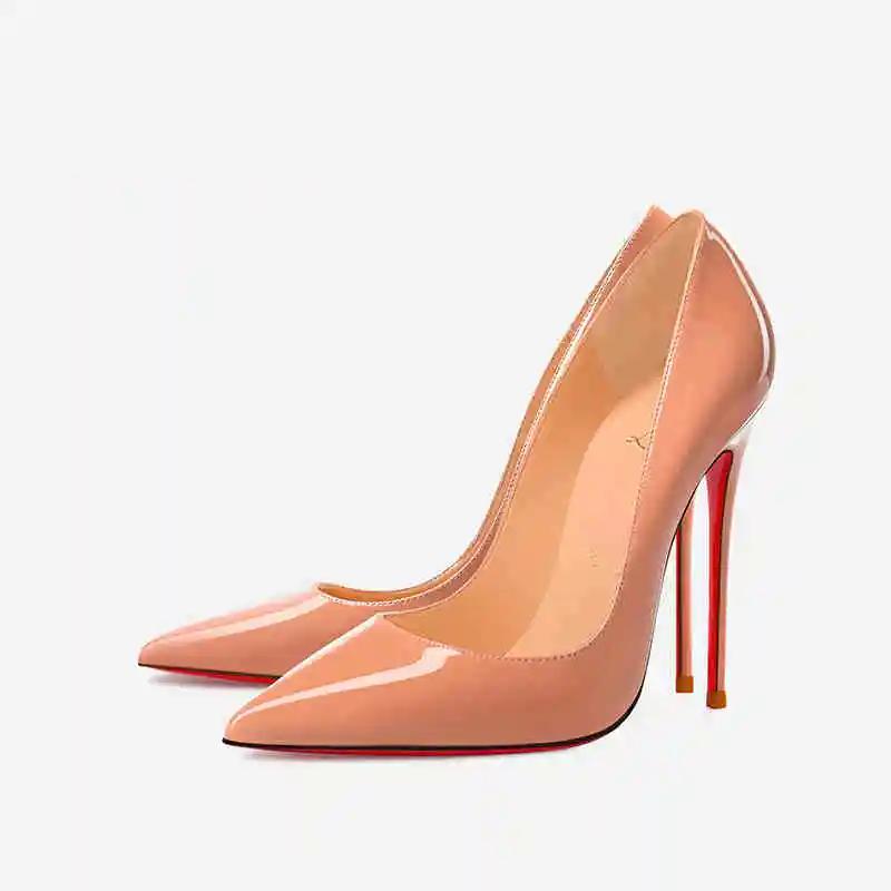 Women's Elegant Pointed Toe High Heels – Nude and Black Luxury Party Pumps Women's Elegant Pointed Toe High Heels – Nude and Black Luxury Party Pumps