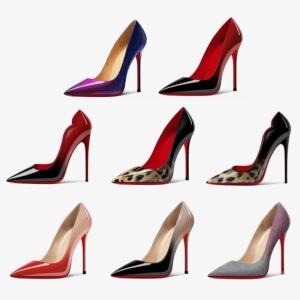 Women's Gradient High Heels – 12cm Pointed Toe Party Stiletto Shoes