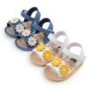 Meckior Baby Girl Summer Sandals – Soft Anti-Slip Flower Toddler Shoes
