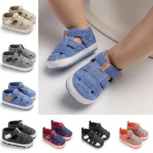 Canvas Baby Sneakers – Soft Sole First Walker Shoes for Boys and Girls 0–18 Months