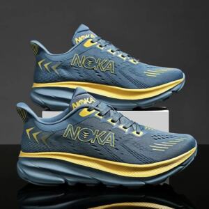 Men's Breathable Running Shoes – Non-Slip Mesh Cushioning Race Sneakers