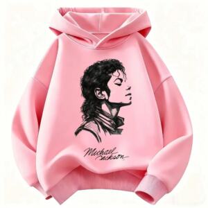 Kids Retro Michael Jackson Pullover Hoodie