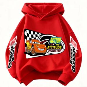 Kids Lightning McQueen Casual Sports Hoodie
