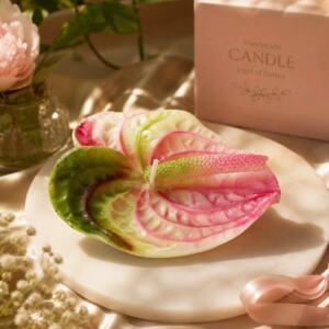 Handmade-Style Floral Scented Candle Colorful Decorative Candle for Home and Gifts