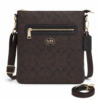 Women’s Brown PU Leather Crossbody Bag for Everyday Use