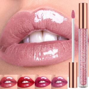 Pearlescent Glitter Plumping Lip Gloss – Nude Pink